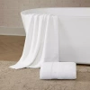 Brooklyn Loom Oversized Solid Turkish 2-pc. Bath Sheet In White