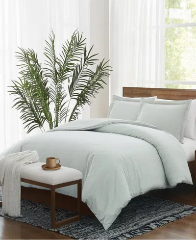Brooklyn Loom Pinstripe 3-piece Duvet Cover Set, Full/queen In Multi