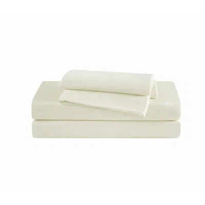 Brooklyn Loom Rayon From Bamboo 300 Thread Count Sheet Set In Ivory