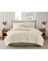 Brooklyn Loom Solid Cotton Percale Comforter Set