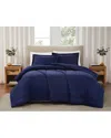 Brooklyn Loom Solid Cotton Percale Comforter Set