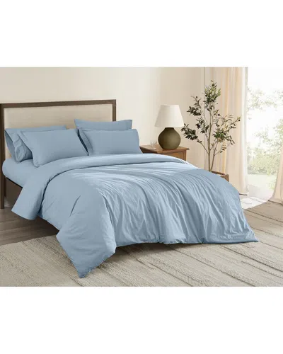BROOKLYN LOOM BROOKLYN LOOM SOLID COTTON PERCALE DUVET SET