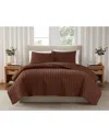 Brooklyn Loom Solid Cotton Percale Quilt Set