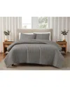 Brooklyn Loom Solid Cotton Percale Quilt Set