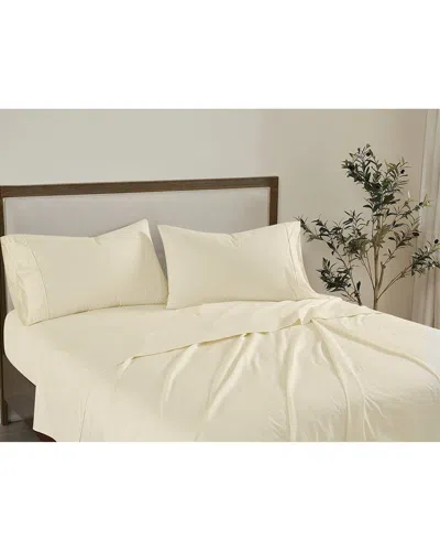 BROOKLYN LOOM BROOKLYN LOOM SOLID COTTON PERCALE SHEET SET