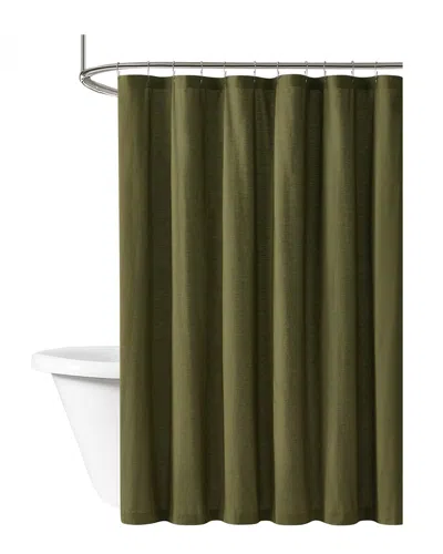 BROOKLYN LOOM BROOKLYN LOOM SOLID COTTON PERCALE SHOWER CURTAIN