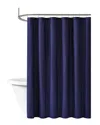 Brooklyn Loom Solid Cotton Percale Shower Curtain In Multi