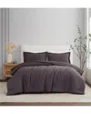 BROOKLYN LOOM BROOKLYN LOOM SOLID LINEN 3PC COMFORTER SET