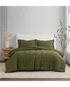 BROOKLYN LOOM BROOKLYN LOOM SOLID LINEN 3PC COMFORTER SET