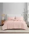 Brooklyn Loom Solid Linen 3pc Quilt Set