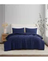 Brooklyn Loom Solid Linen 3pc Quilt Set