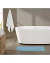 Brooklyn Loom Super Soft Bath Rug In Blue