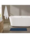 Brooklyn Loom Super Soft Bath Rug In Blue