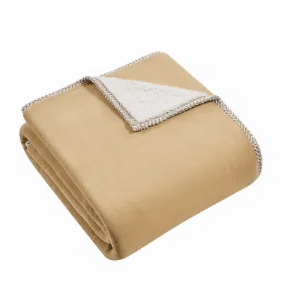 Brooklyn Loom Super Soft Braided Throw Blanket In Ivory