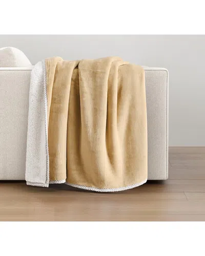 Brooklyn Loom Super Soft Braided Throw In Nude