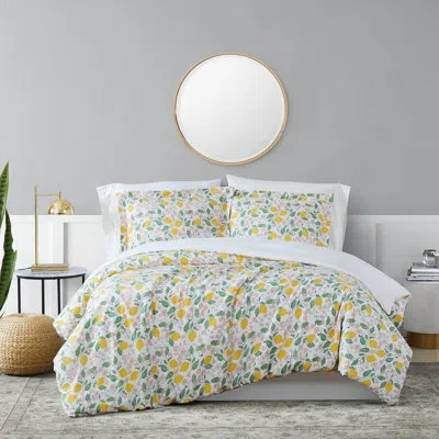 Brooklyn Loom Verbena Duvet Cover Set In Yellow,green