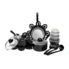 Brooklyn Steel Zodiac 24-pc. Non-stick Cookware Set In Black