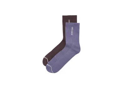 Brooks Reset Crew 2-pack Athletic Shoes Cocoa/nightfall: Sm-md (us Men's Shoe 5-9 - Women's Shoe 6-10) Medi