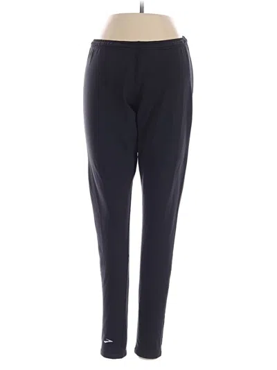 Pre-owned Brooks Active Pants In Black