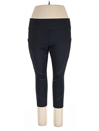 Pre-owned Brooks Active Pants In Black