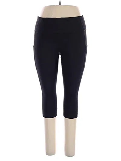 Pre-owned Brooks Active Pants In Black