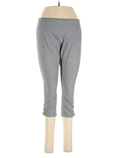 Pre-owned Brooks Active Pants In Gray