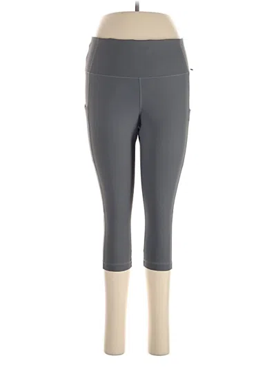 Pre-owned Brooks Active Pants In Gray