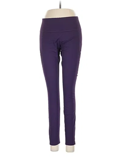 Pre-owned Brooks Active Pants In Purple