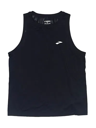 Pre-owned Brooks Kids' Active Tank Top In Black