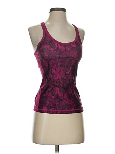 Pre-owned Brooks Active Tank Top In Burgundy