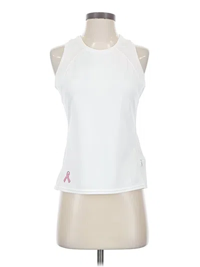 Pre-owned Brooks Active Tank Top In White