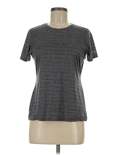 Pre-owned Brooks Active T-shirt In Gray