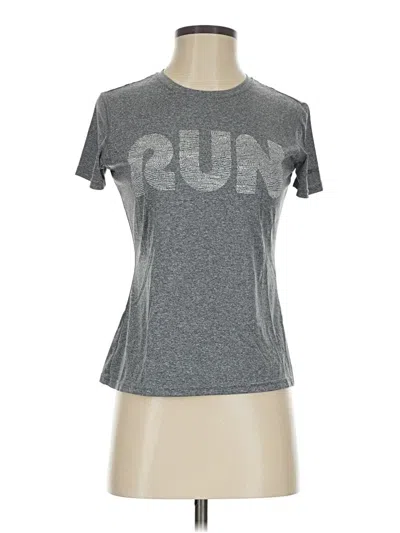Pre-owned Brooks Active T-shirt In Gray