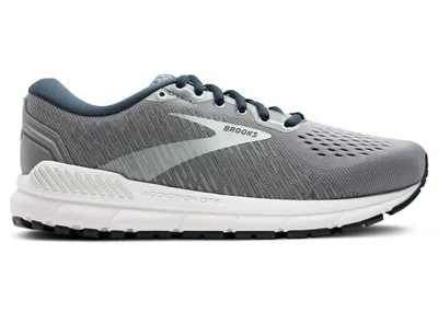Pre-owned Brooks Addiction Gts 15 (women's) Sneakers In Grey/navy Blue/aqua