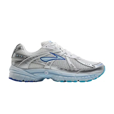 Pre-owned Brooks Adrenaline Gts 10 'white Dazzling Blue Breeze' | Men's Size 9.5