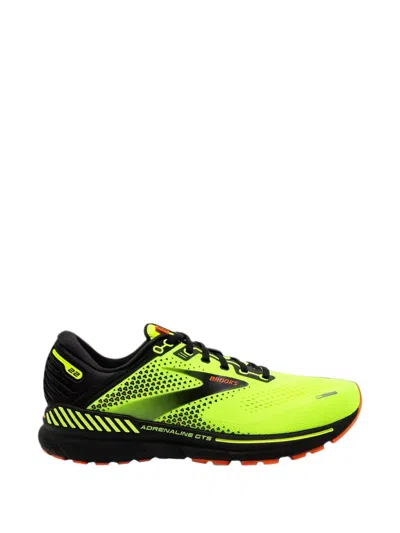 Brooks Adrenaline Gts 22 "nightlife/flame" Sneakers In Green
