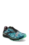 Brooks Adrenaline Gts 22 Sneaker In Black/yucca/flamingo Pink