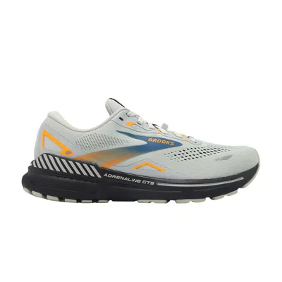 Pre-owned Brooks Adrenaline Gts 23 Gore-tex 'oyster Mushroom Orange Blue' | Grey | Men's Size 10.5 In Gray