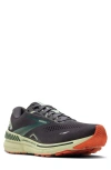 Brooks Adrenaline Gts 23 Running Sneaker In Ebony/ Smoke Green/ Clay