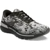 Brooks Adrenaline Gts 23 Sneaker In White/ Grey/ Black