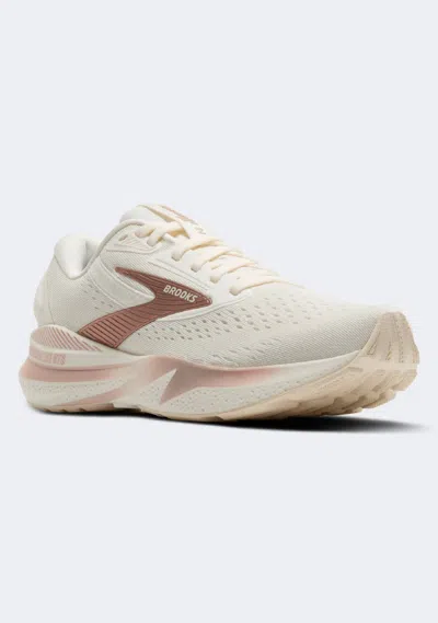Brooks Adrenaline Gts 24 120426-1b-181 Sneakers Coconut Rose Running Shoes In White