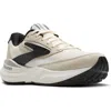 Brooks Adrenaline Gts 24 Running Shoe In Coconut/silverlining/black