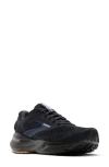 Brooks Adrenaline Gts 24 Running Shoe In Black/peacoat/peach