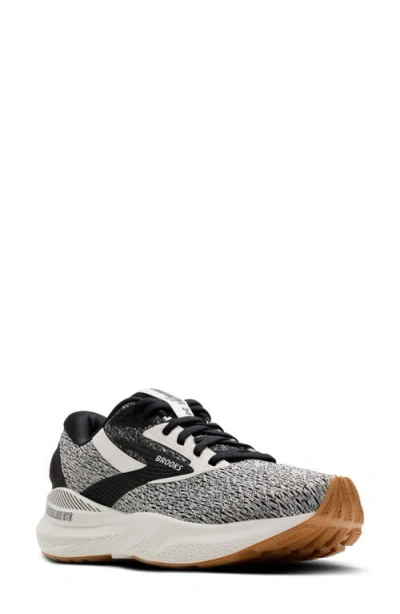 Brooks Adrenaline Gts 24 Running Shoe In Coconut/black/biscuit