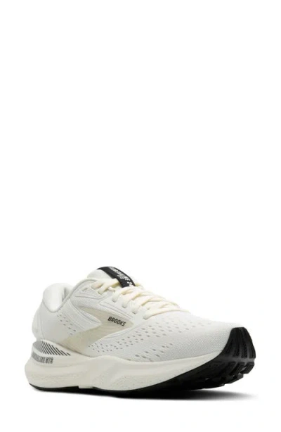 Brooks Women's Gts 24 Running Sneakers From Finish Line In White/oyster/alloy
