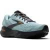 Brooks Adrenaline Gts 24 Running Shoe In Winter Sky/ebony/orange
