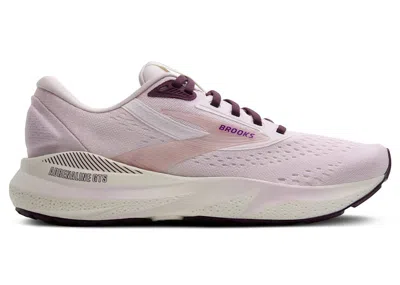Pre-owned Brooks Adrenaline Gts 24 (women's) Sneakers In Orchid/coconut/purple