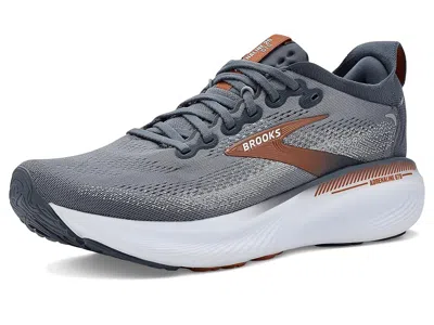 Brooks Adrenaline Gts 25 Men's Running Shoes Turbulence/bombay Brown/grey: 11.5 D - Medium In Gray