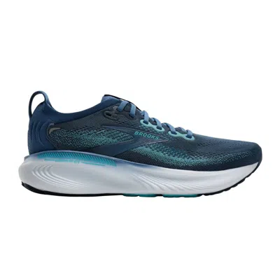 Brooks Adrenaline Gts 25 Wide Shoes Blue White Ss26