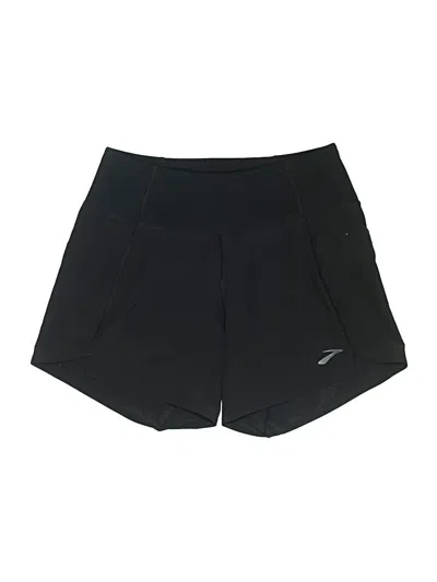 Pre-owned Brooks Athletic Shorts In Black